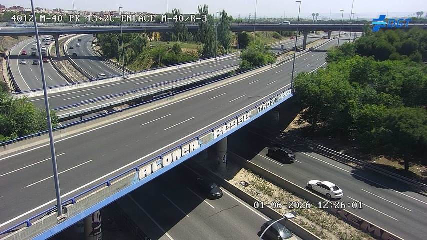 Madrid — M-40 km 14