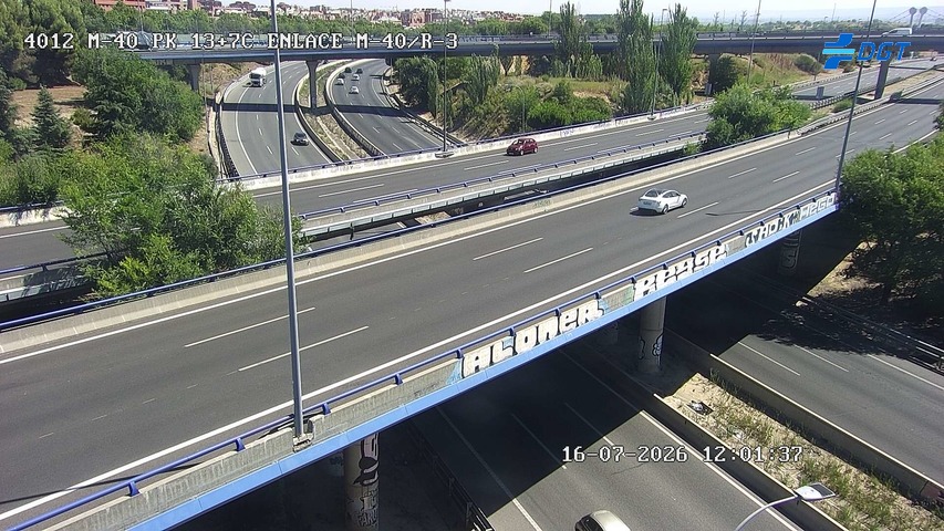 Madrid — M-40 km 14
