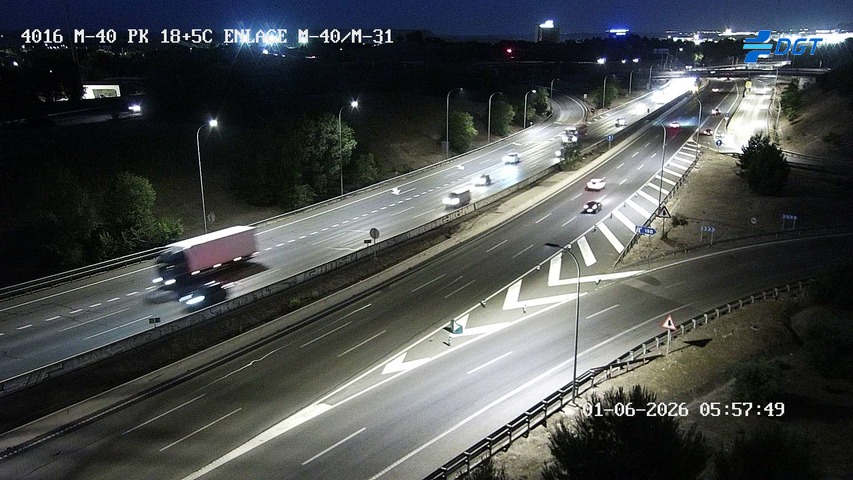 Madrid — M-40 km 18