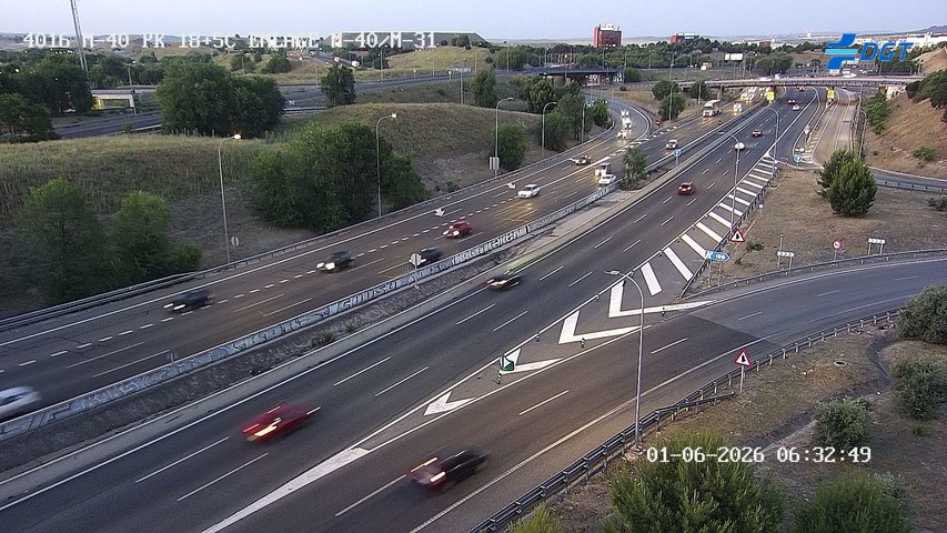 Madrid — M-40 km 18