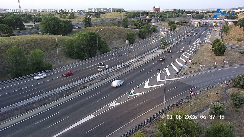 Madrid — M-40 km 18