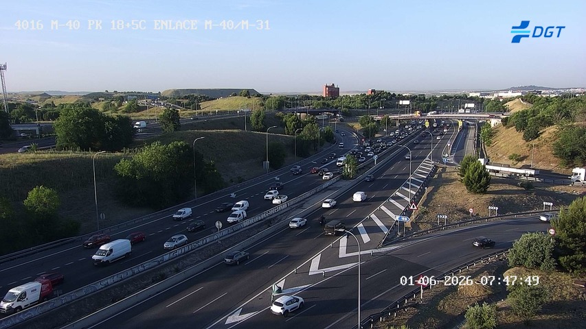 Madrid — M-40 km 18