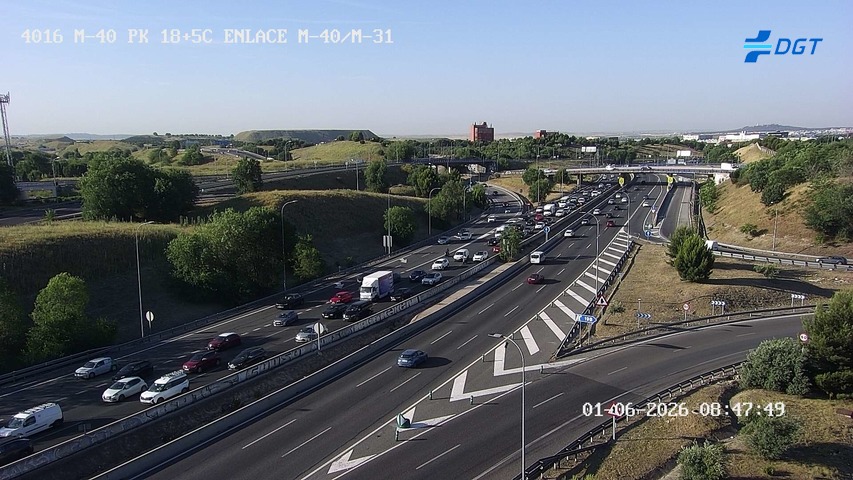 Madrid — M-40 km 18