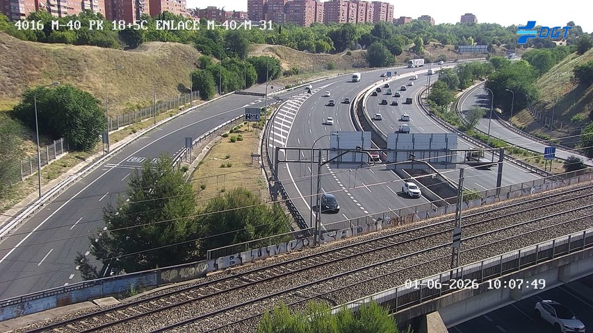 Madrid — M-40 km 18
