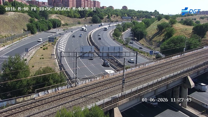 Madrid — M-40 km 18