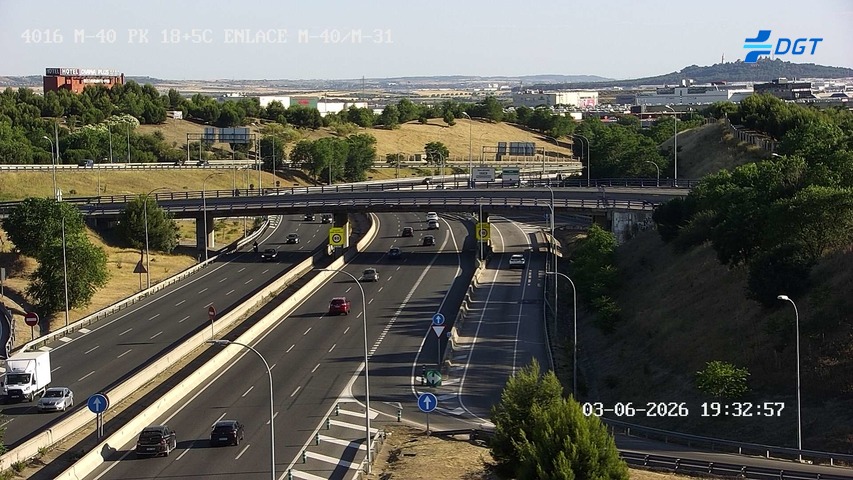 Madrid — M-40 km 18