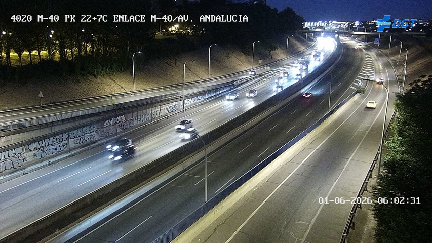 Madrid — M-40 km 23