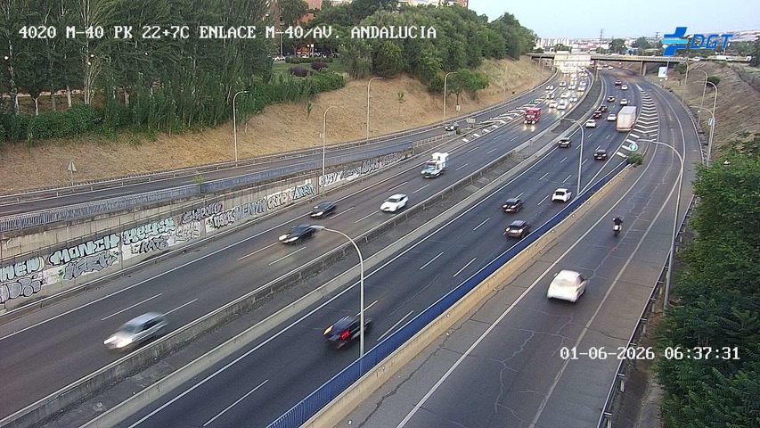 Madrid — M-40 km 23