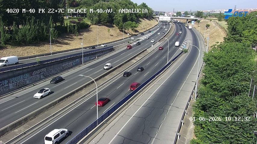 Madrid — M-40 km 23
