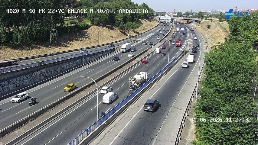 Madrid — M-40 km 23
