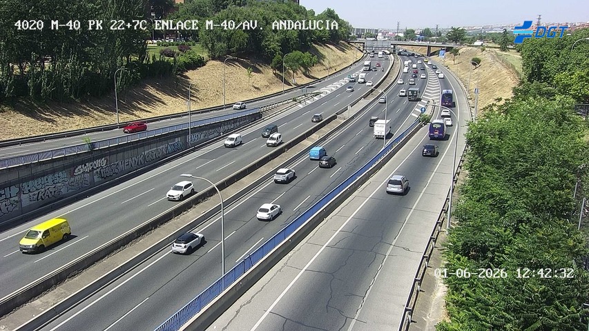 Madrid — M-40 km 23