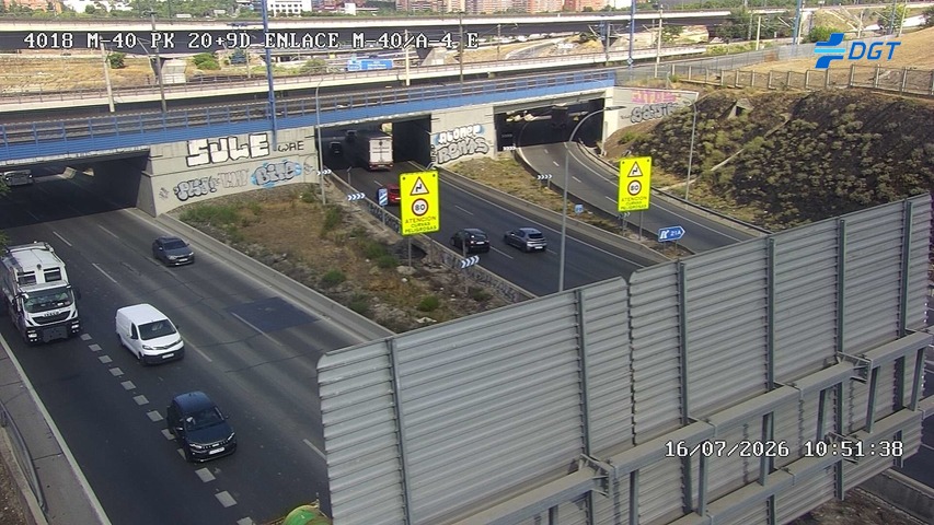 Madrid — M-40 km 21
