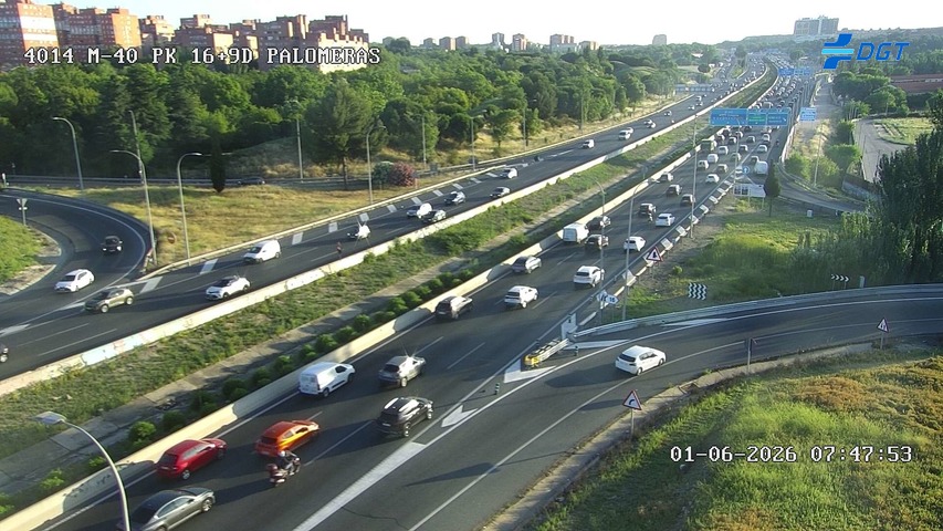 Madrid — M-40 km 17