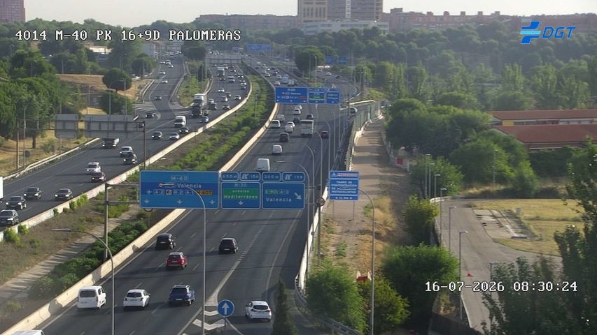Madrid — M-40 km 17