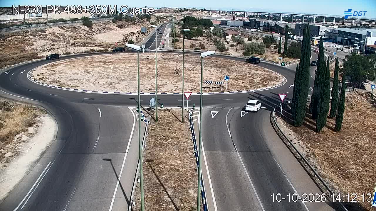 Cámara de tráfico en la N-330, km 488.35