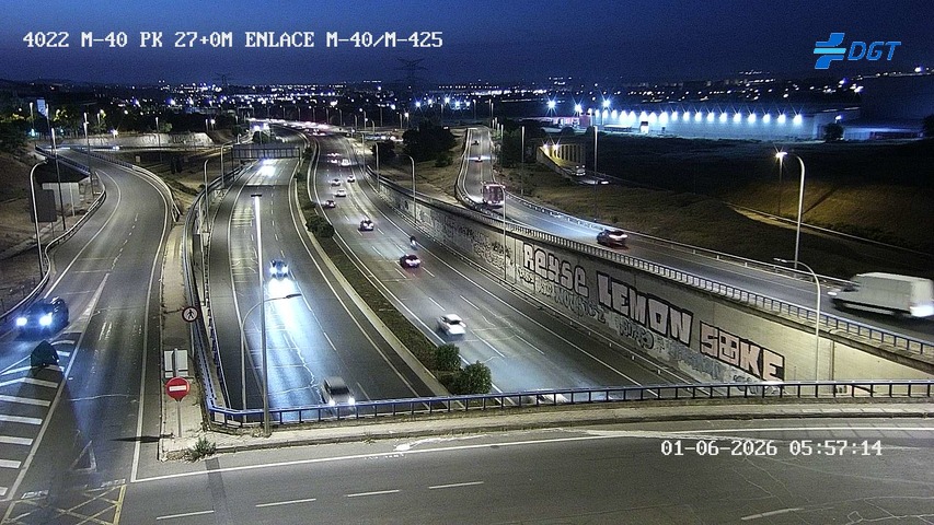 Madrid — M-40 km 27