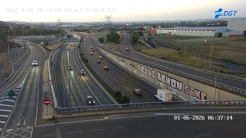 Madrid — M-40 km 27