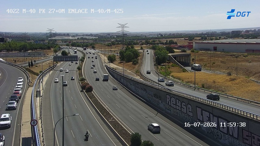 Madrid — M-40 km 27