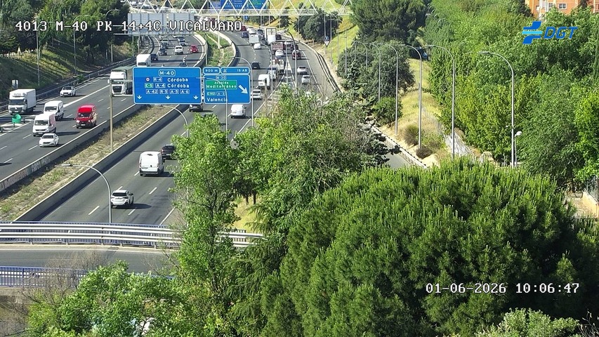 Madrid — M-40 km 14