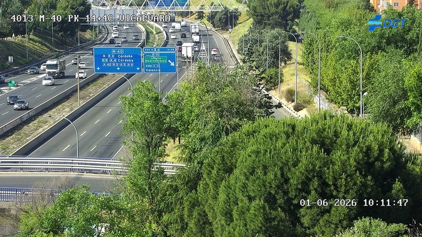 Madrid — M-40 km 14