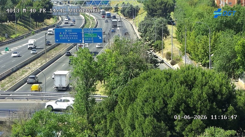 Madrid — M-40 km 14