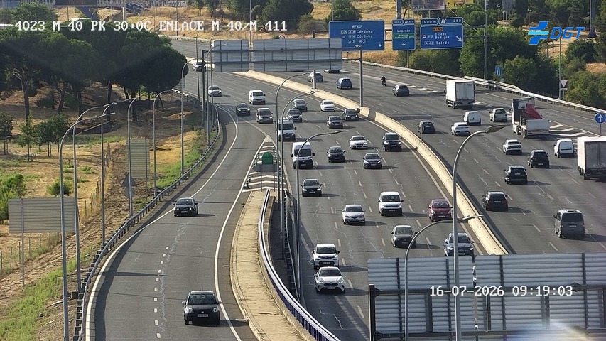 Madrid — M-40 km 30
