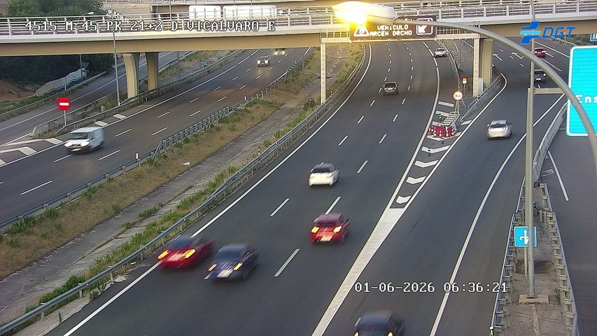Madrid — M-45 km 21