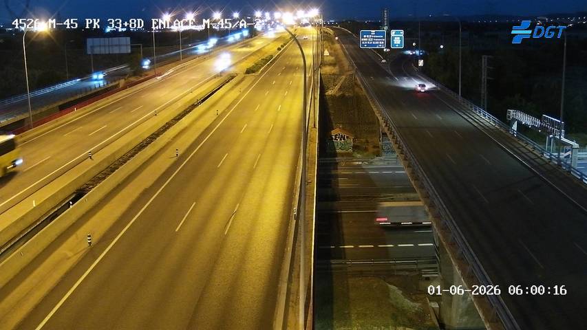 Madrid — M-45 km 34