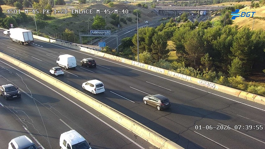 Madrid — M-45 km 1