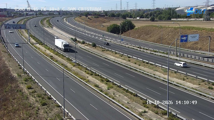 Cámara de tráfico en la M-45, km 10.1