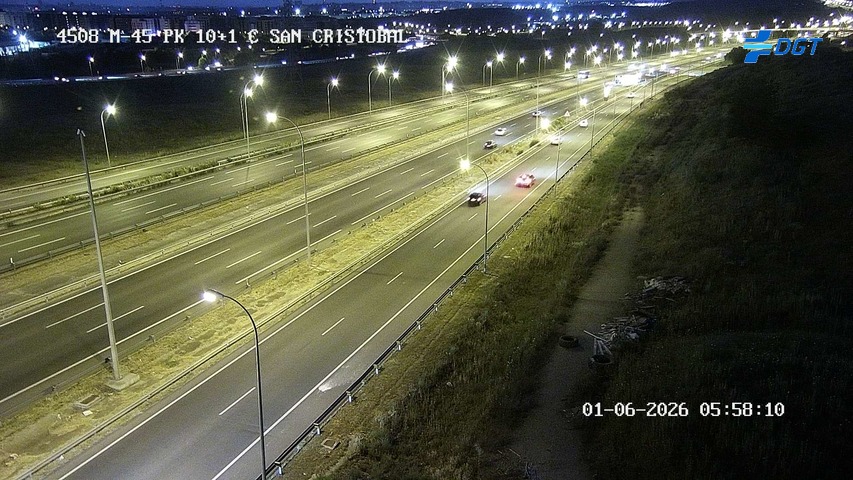 Madrid — M-45 km 10