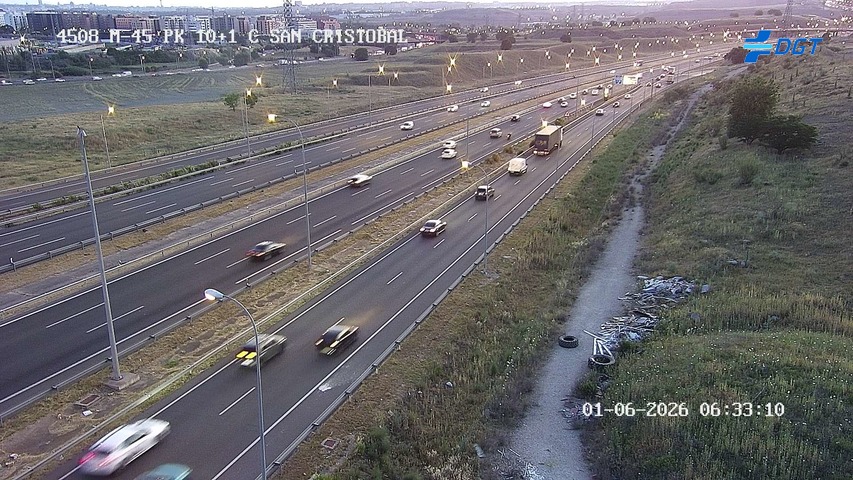 Madrid — M-45 km 10