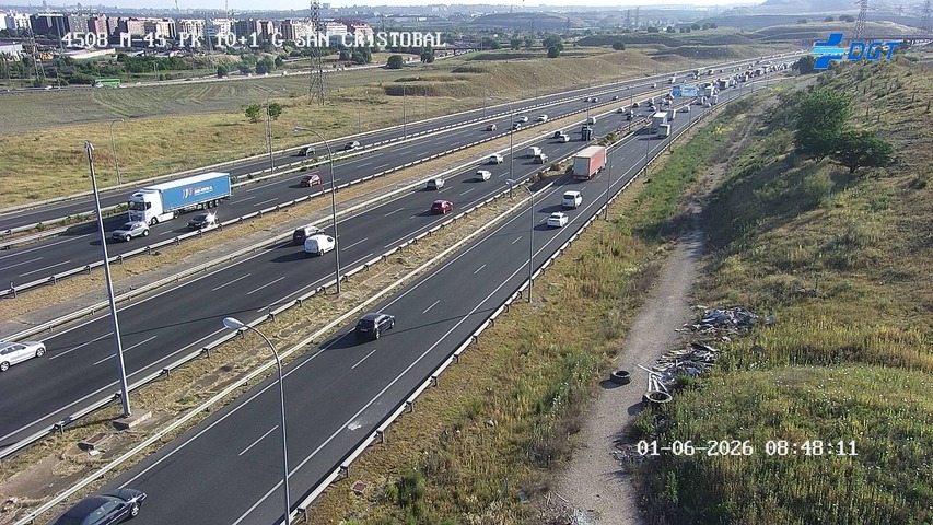 Madrid — M-45 km 10