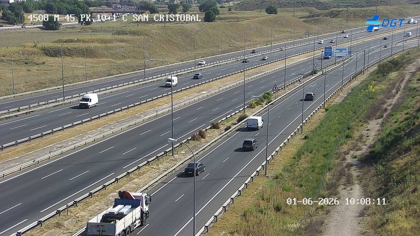 Madrid — M-45 km 10