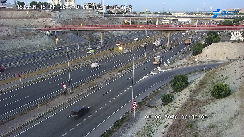 Madrid — M-45 km 19