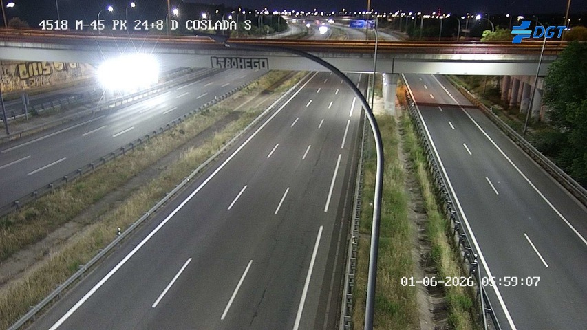 Madrid — M-45 km 25