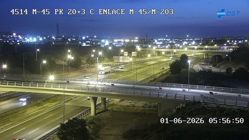 Madrid — M-45 km 20