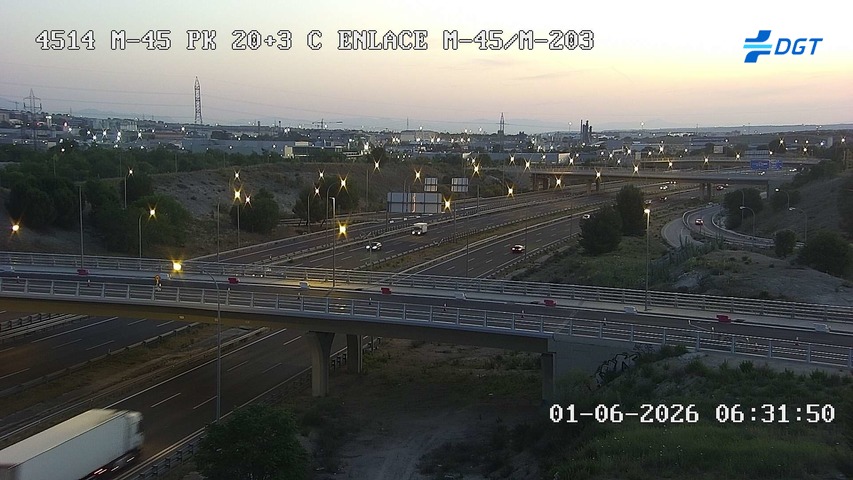 Madrid — M-45 km 20