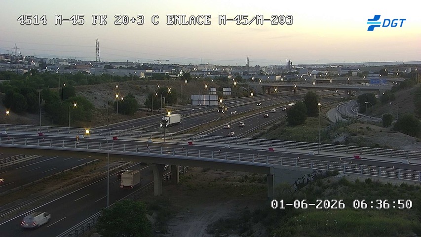 Madrid — M-45 km 20