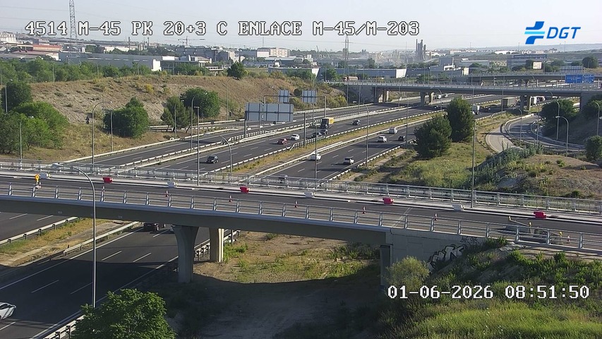 Madrid — M-45 km 20