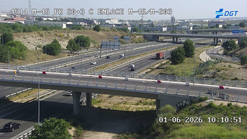 Madrid — M-45 km 20
