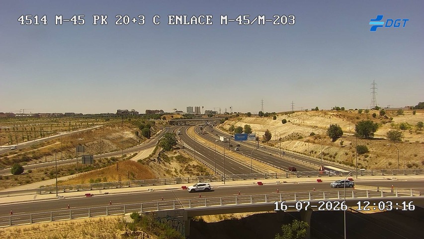Madrid — M-45 km 20