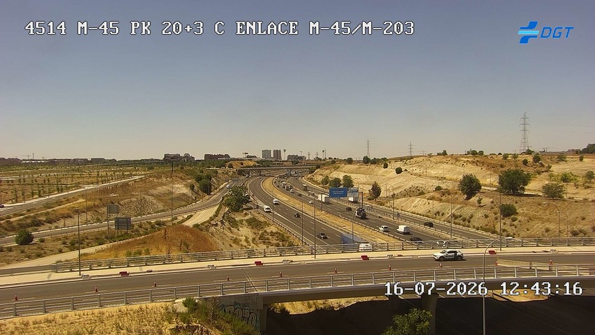 Madrid — M-45 km 20