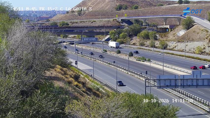 Cámara de tráfico en la M-45, km 15.2