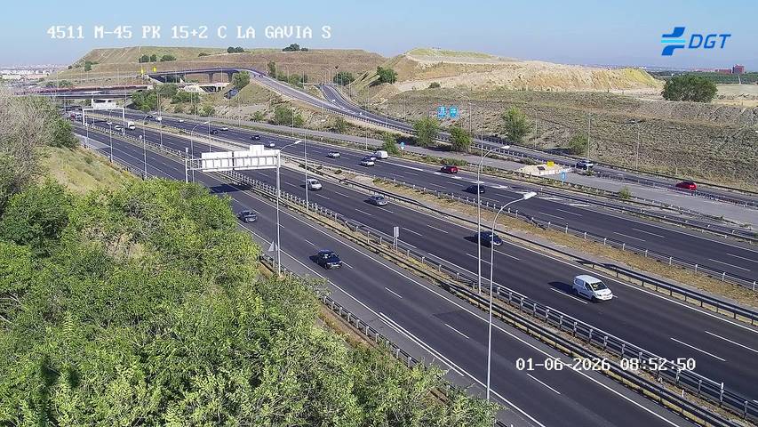 Madrid — M-45 km 15