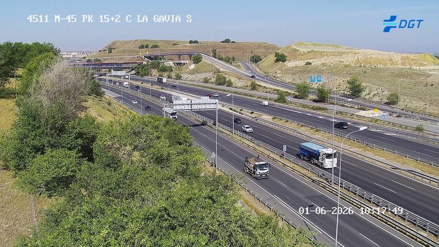 Madrid — M-45 km 15