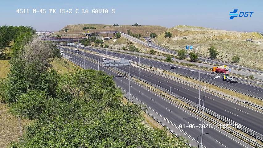 Madrid — M-45 km 15