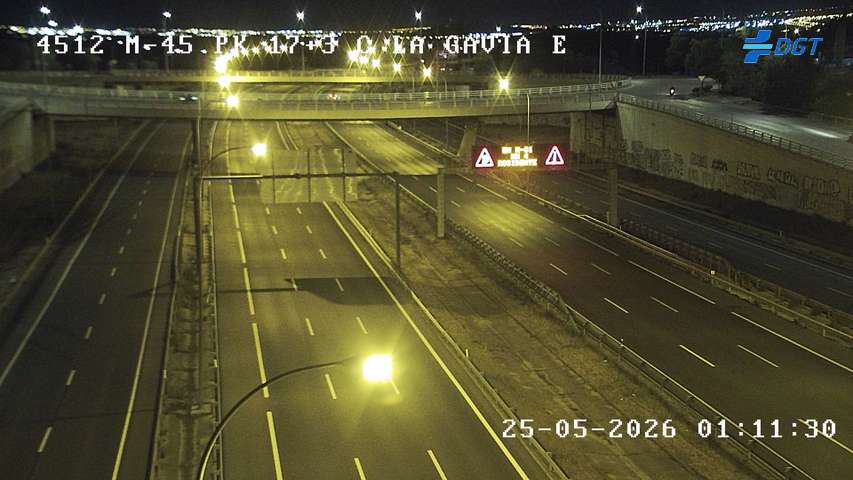 Madrid — M-45 km 17