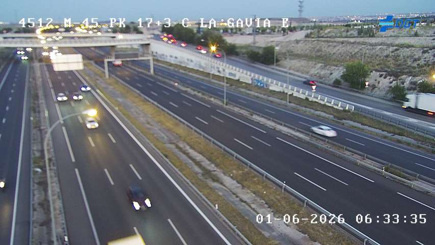 Madrid — M-45 km 17