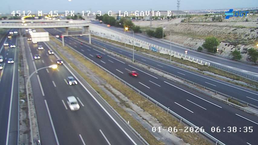Madrid — M-45 km 17